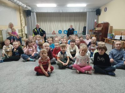 Straż Miejska odwiedziła dzieci w naszym przedszkolu