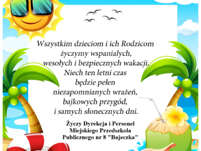 Życzenia Wakacyjne